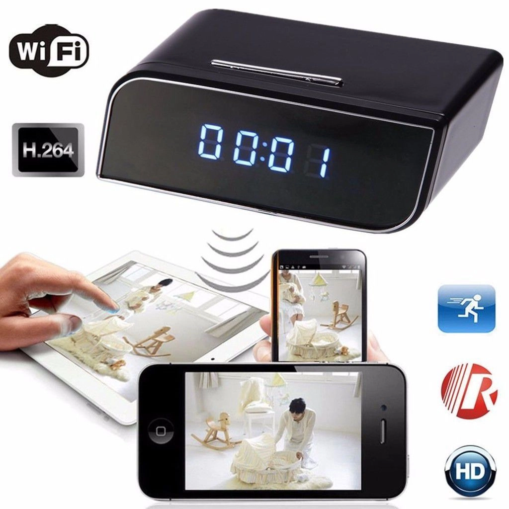 Wifi Masa Saati Kamera