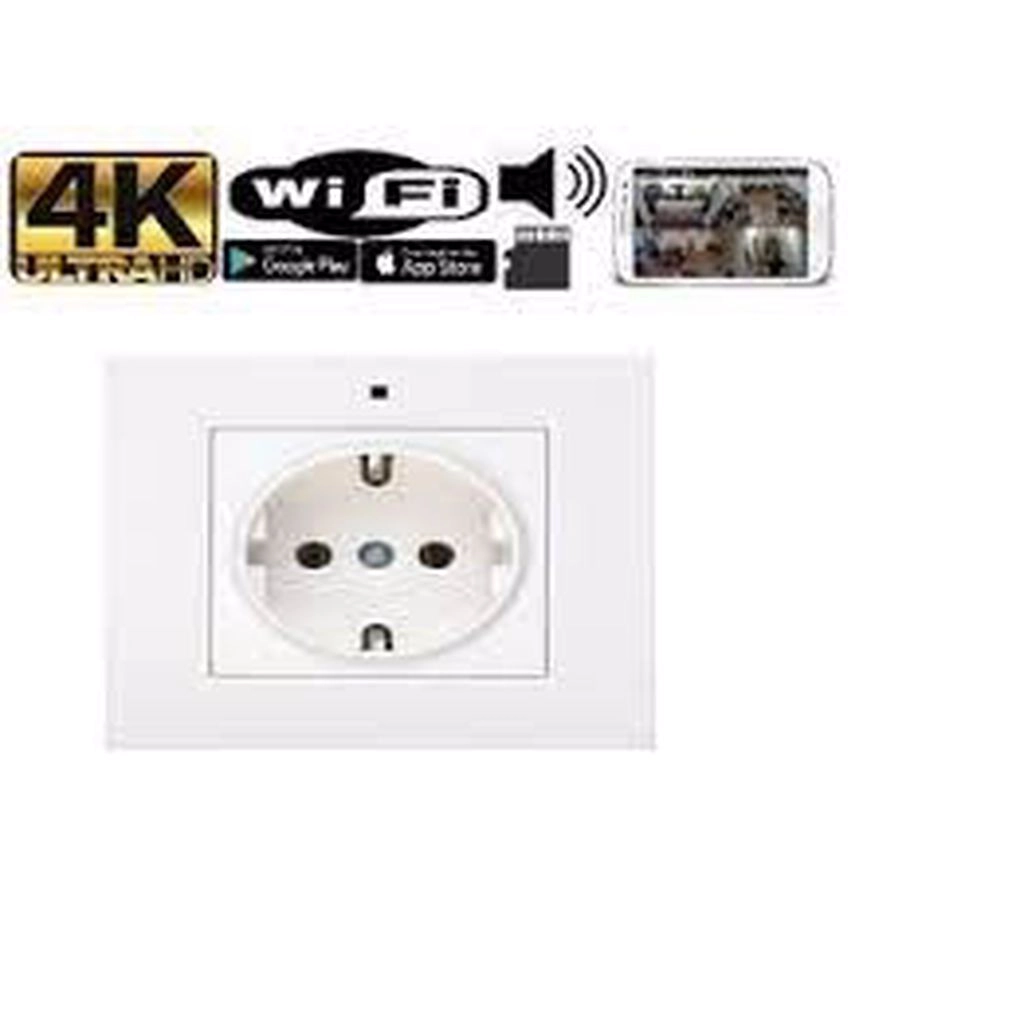 Duvar Prizi WiFi Kamera Full HD Canlı İzleme ve Kayıt