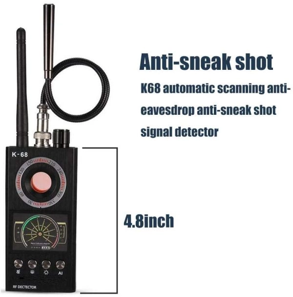 K-68 RF Multi Dedektör Kamera ve Ses Cihazı Bulucu