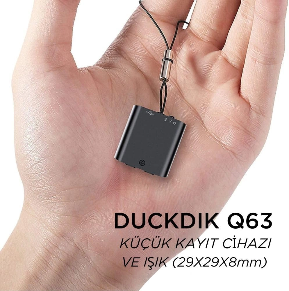 Ses Sensörlü Mini Ses Kayıt Cihazı 30 Saat Kayıt