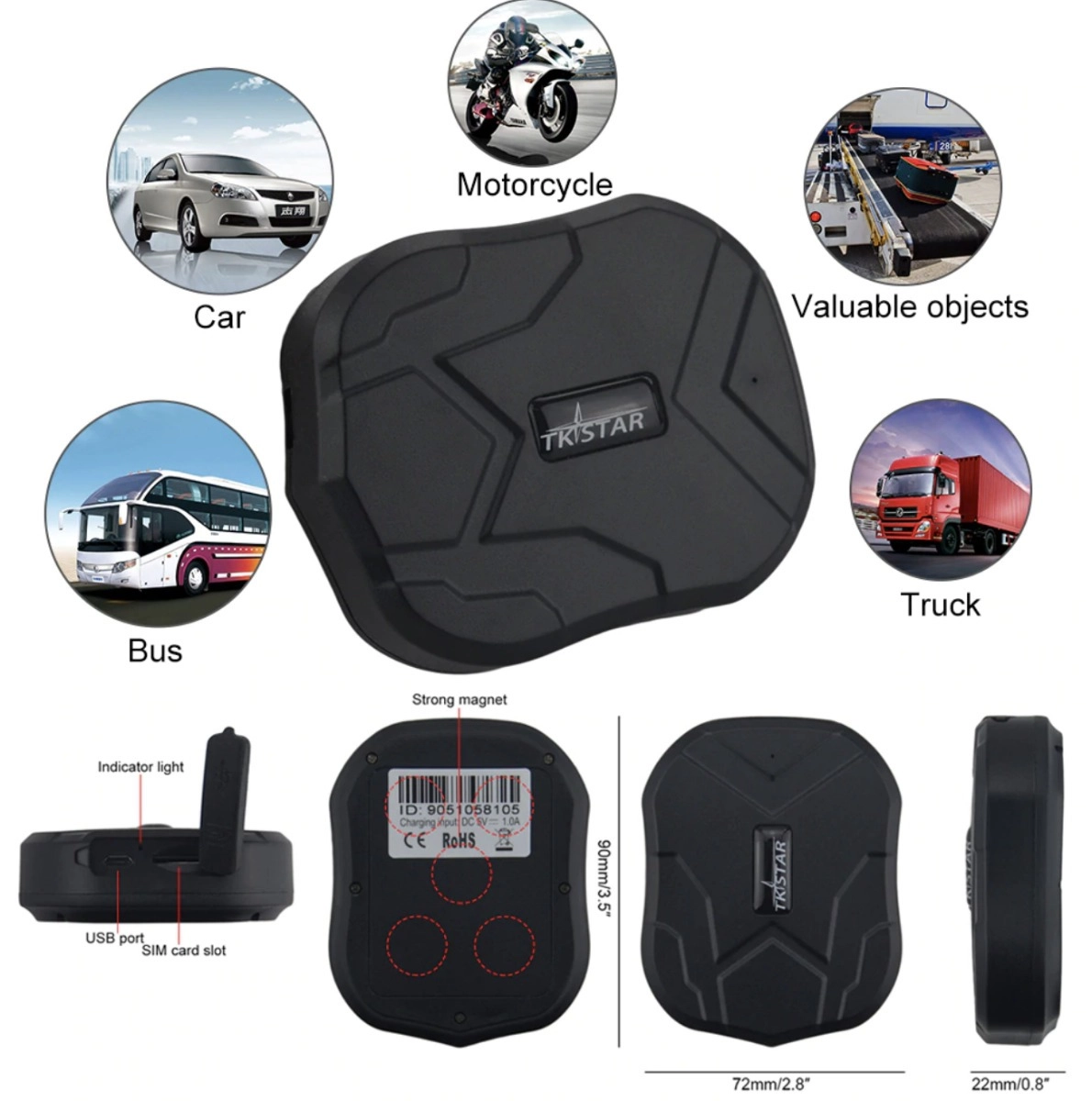Tkstar Gps Araç Takip Ve Ses Cihazı Profesyonel