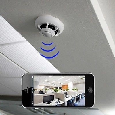 Full HD Wifi Duman Dedektörü Kamera