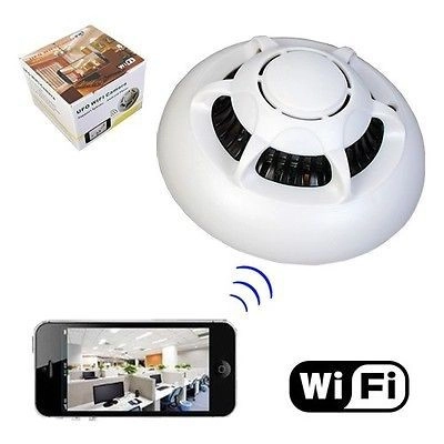 Full HD Wifi Duman Dedektörü Kamera