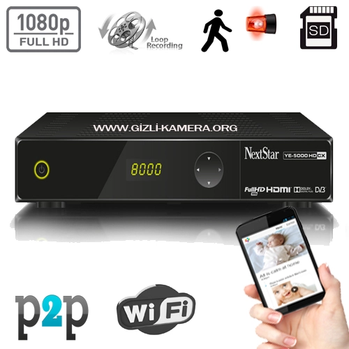 Full HD Wifi Uydu Alıcı Kamera