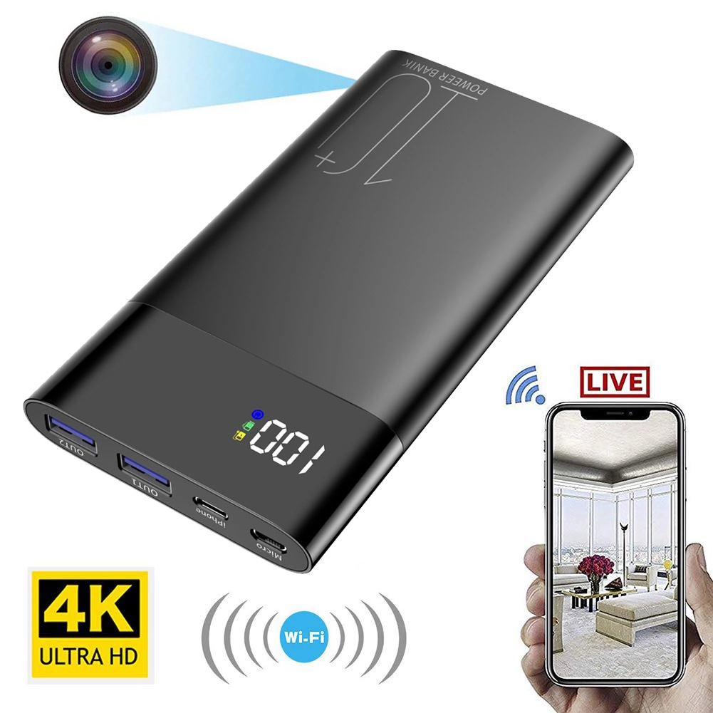 Yeni Model PowerBank Wifi Full HD Gece Görüşlü Gizli Kamera